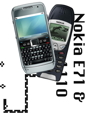 Nokia E71 and 1110